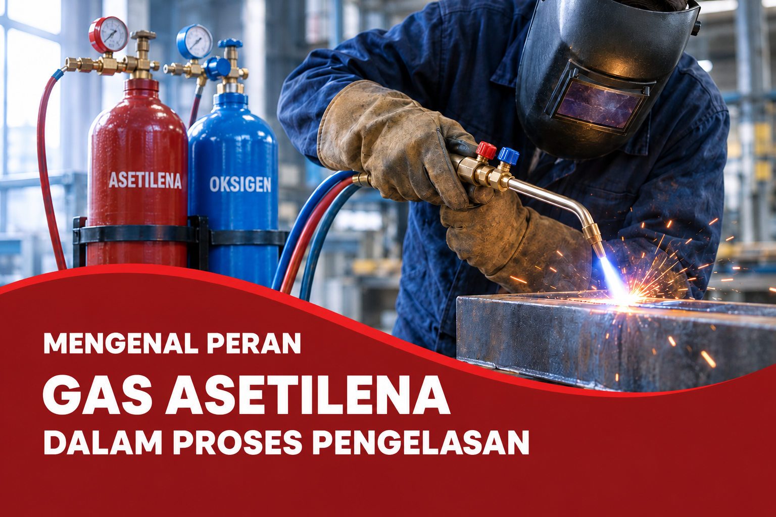 Mengenal Peran Gas Asetilena dalam Proses Pengelasan